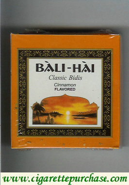 Bali-Hai cigarettes Classic Bidis Cinnamon Flavored